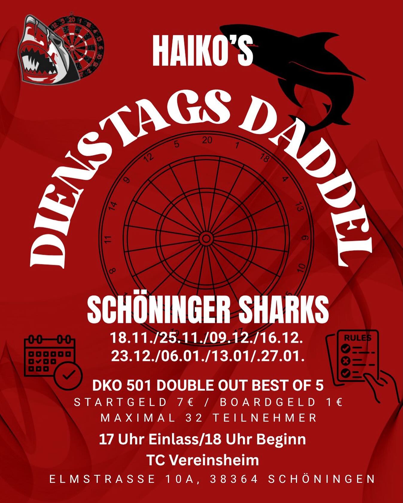 2025 Darts Haikos Dienstags Daddel